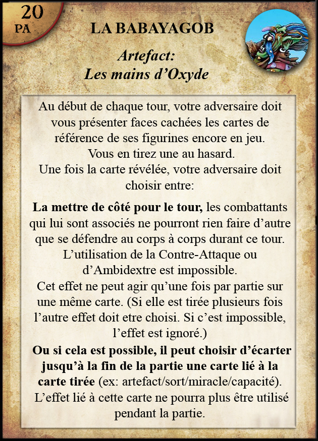 Mains d'Oxyde